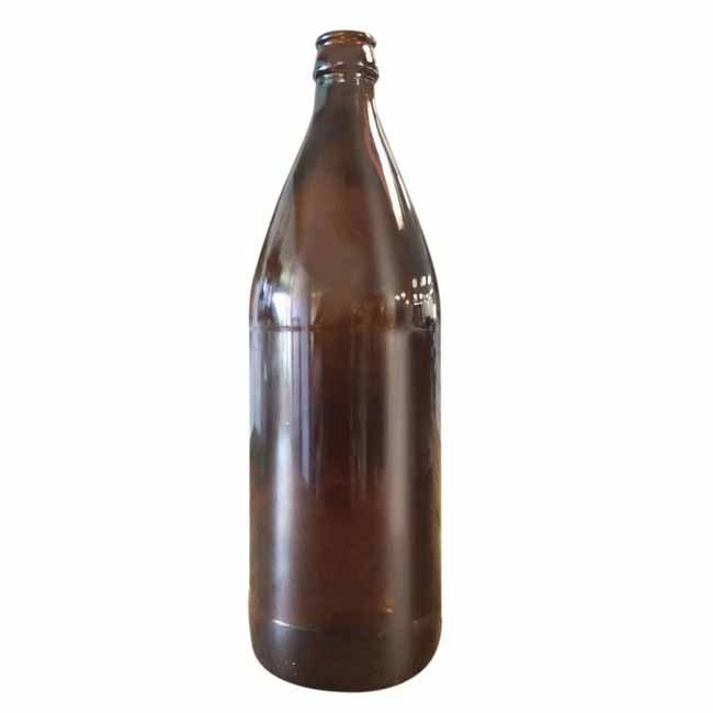 Amber 750ml Crown Top Bottle - Shop online homebrewrepublic.co.nz