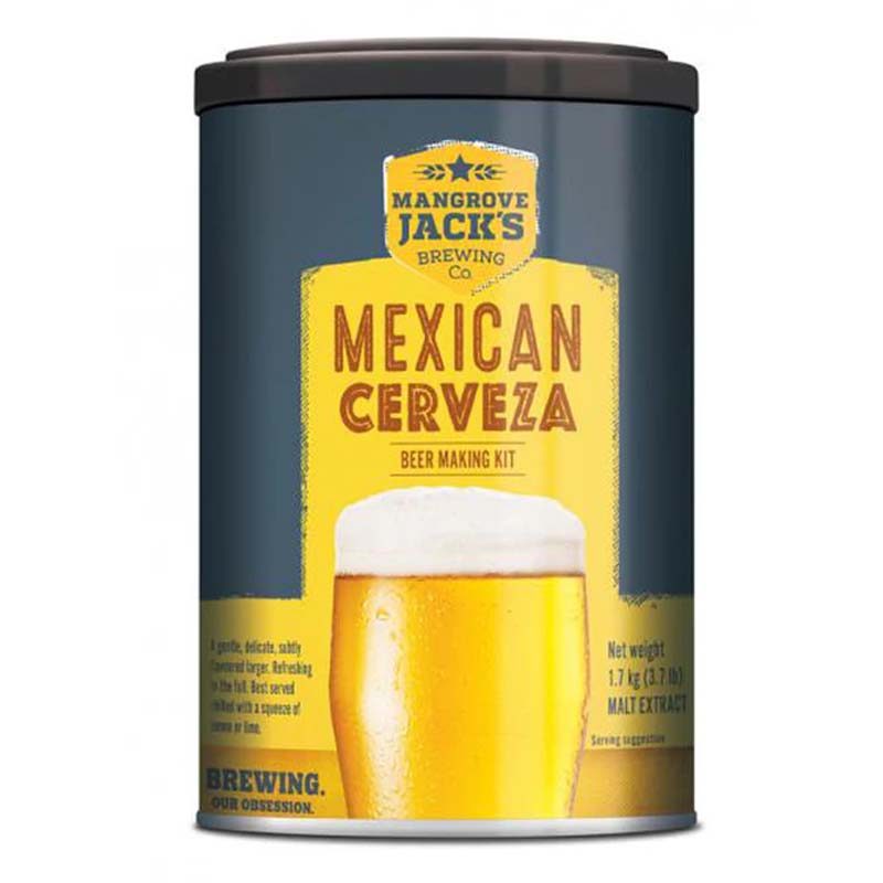 Mangrove Jacks International Series Mexican Cerveza Beerkit | Shop homebrew beer kits online homebrewrepublic.co.nz