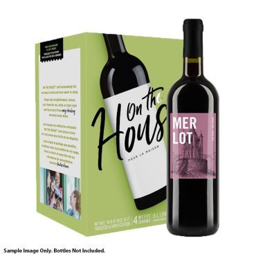 On The House Merlot Style Wine Kit - Merlot Wine Kit - Wine Kits Online Home Brew Republic