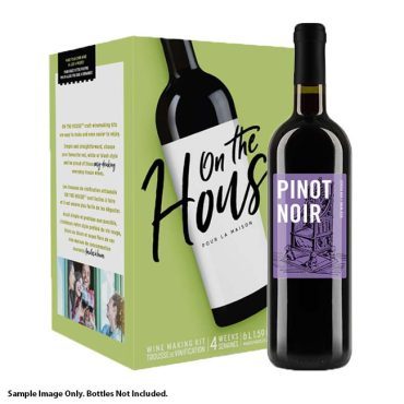 On The House Pinot Noir Style Wine Kit - Shop Wine Kits Online Home Brew Republic