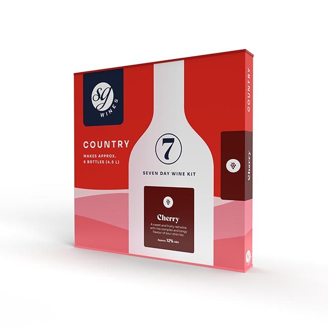 SG Wines Cheery | SG Wines 6 Bottle Country Cheery | Wine Kits Online homebrewrepublic.co.nz