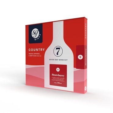 SG Wines Strawberry | SG Wines 6 Bottle Country Strawberry | Wine Kits Online homebrewrepublic.co.nz