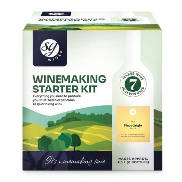 SG Wines Wine Making Starter Kit Pinot Grigio - Shop Wine Making Starter Kits Online HomeBrewRepublic.co.nz