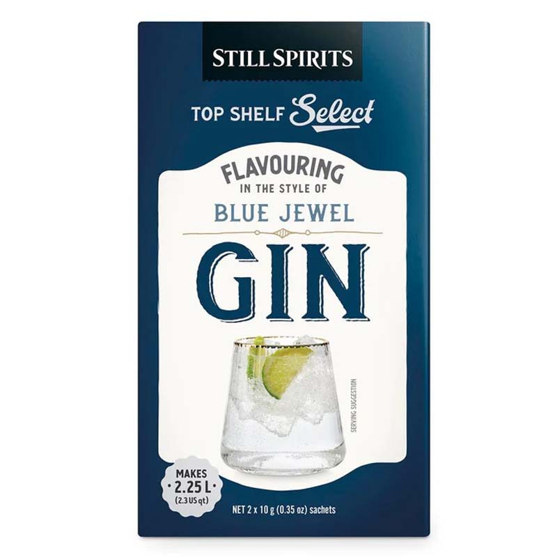 Still Spirits Top Shelf Select Blue Jewel Gin | Spirit Flavouring shop online homebrewrepublic.co.nz