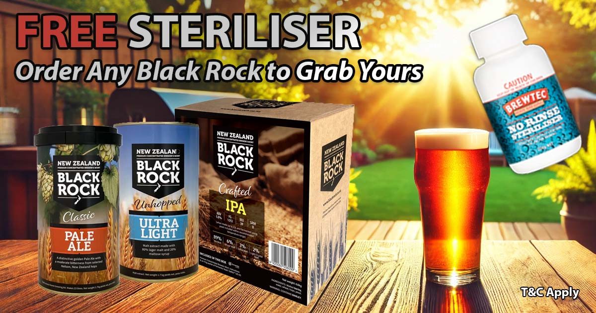 Black Rock Banger - Free Sanitiser With Black Rock