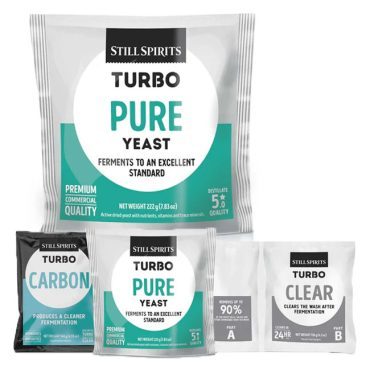 Still Spirits Pure Turbo Yeast and Pure Turbo Pack - shop online homebrewrepublic.co.nz
