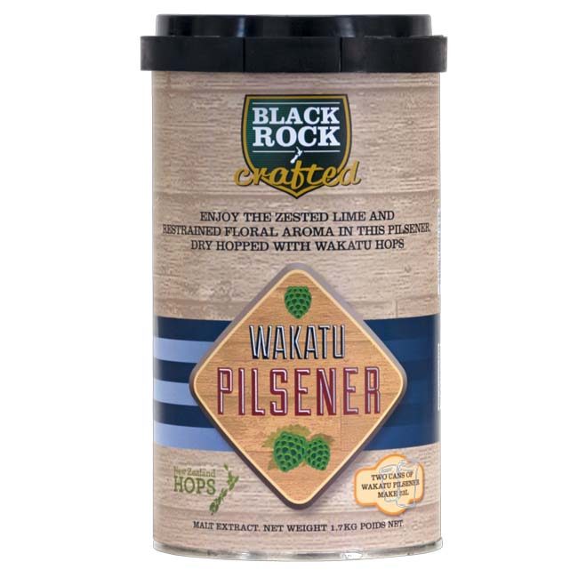 Black Rock Crated Wakatu Pilsener | Black Rock Wakatu Pilsener | Shop home brew beer kits online homebrewrepublic.co.nz